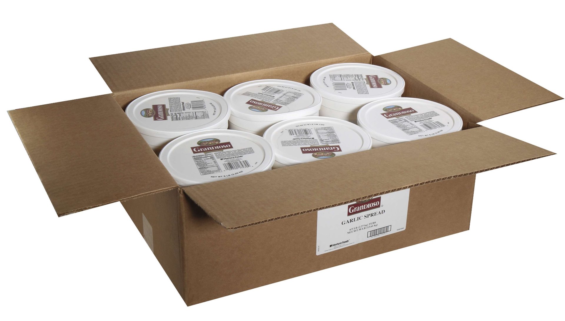 Grandioso Garlic Spread, 5 Pound -- 6 Per Case