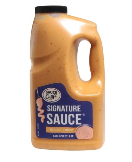 Sauce Craft Signature Sauce, 0.5 Gallon -- 4 per case