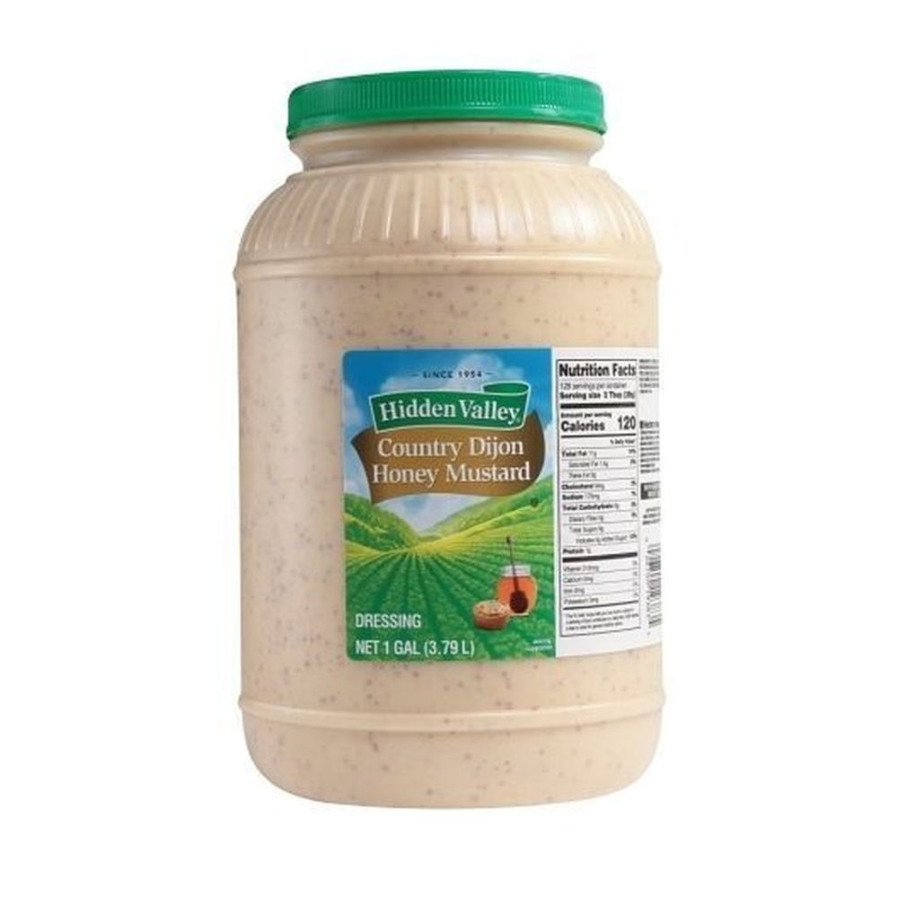 Hidden Valley Gluten Free Country Dijon Honey Mustard Dressing, 1 Gallon -- 2 Per Case