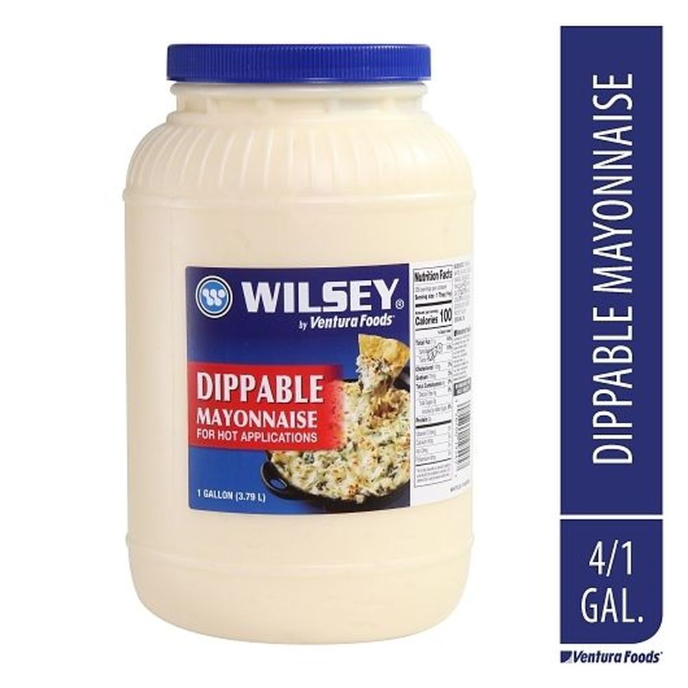 Wilsey Traditional Flavor Dippable Mayonnaise, 1 Gallon -- 4 Per Case