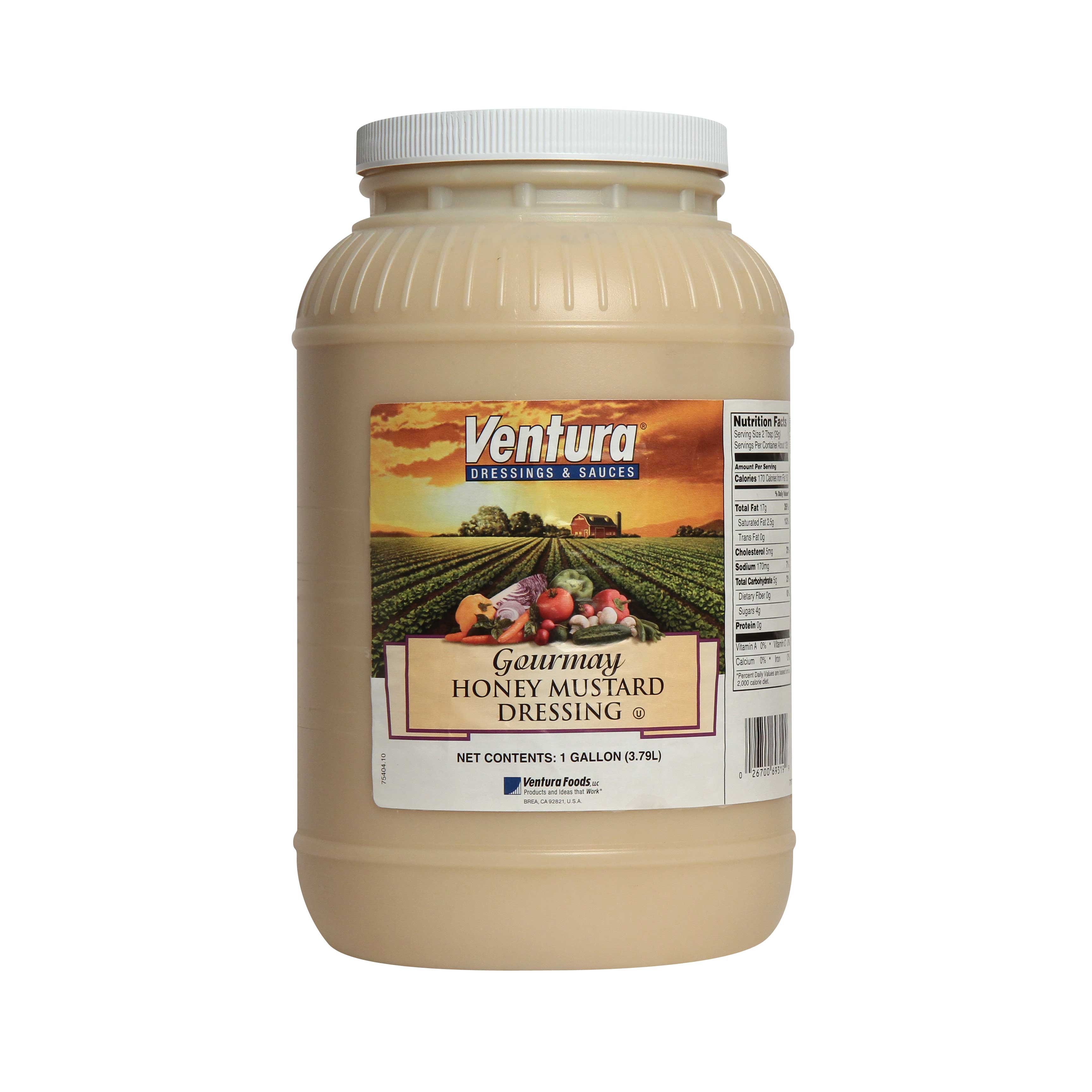 Gourmay No Trans Fat Honey Mustard Dressing, 1 Gallon -- 4 Per Case