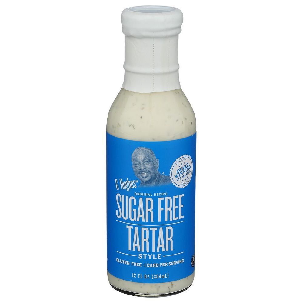 G Hughes Sugar Free Tartar Style Sauce, 12 Fluid Ounce -- 6 Per Case