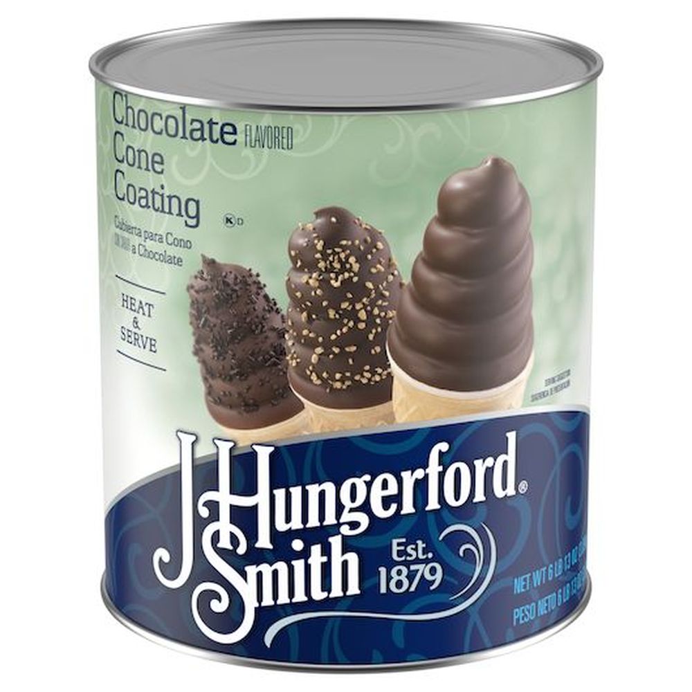 Jhs Chocolate Cone Coating, 109 Ounce -- 6 per case