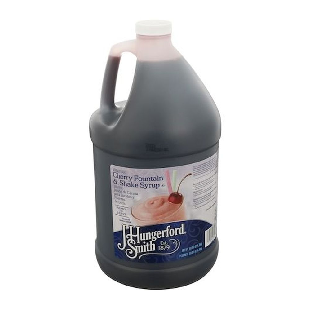 Jhs Cherry Fountain and Shake Syrup, 1 Gallon -- 4 per case