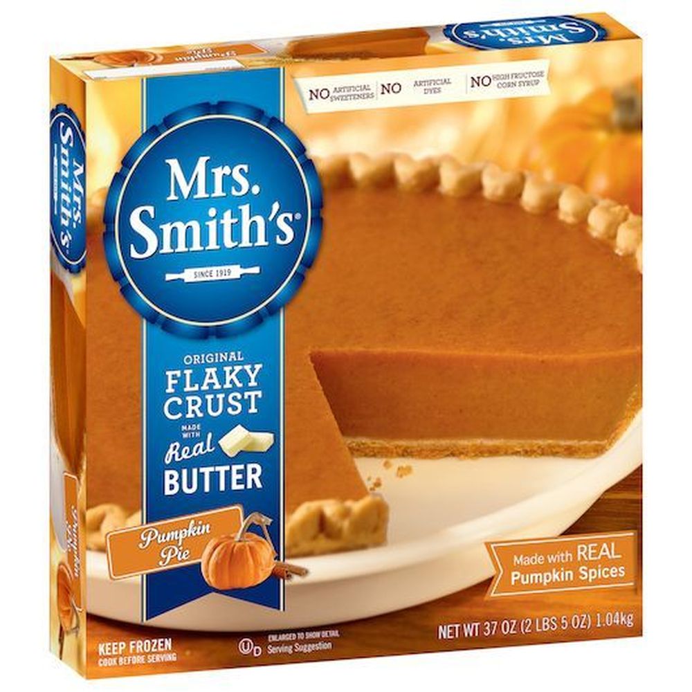 Mrs. Smith's 9 Inch Pumpkin Pie, 37 Ounce -- 6 Per Case