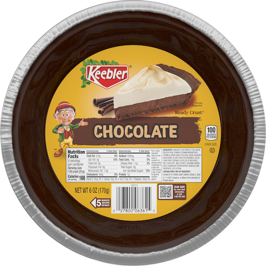 Keebler chocolate pie crust case foodservicedirect