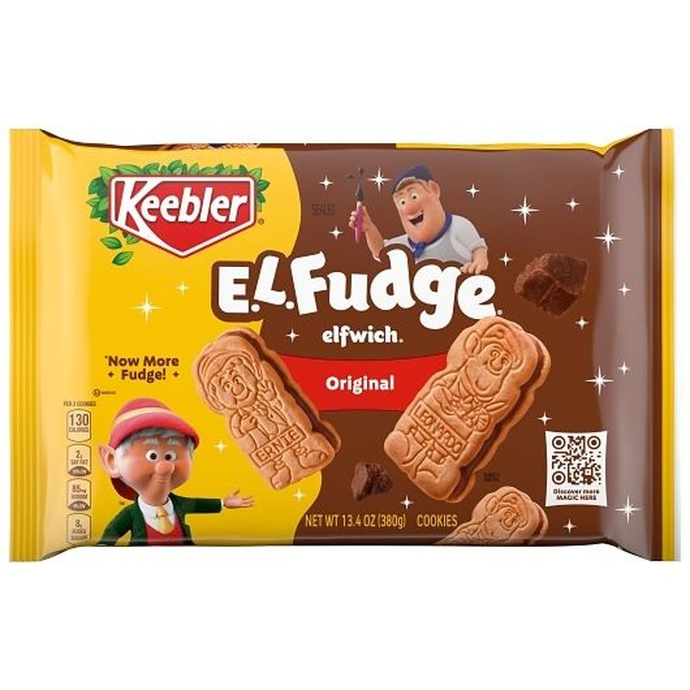 Keebler Fudge Elfwich Cookies, 13.4 Ounce - 12 per case