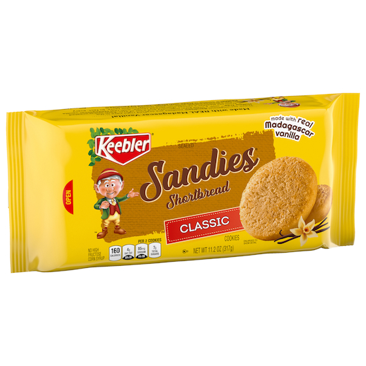 Keebler Sandies Classic Shortbread Cookies, 11.2 Ounce -- 12 Per Case