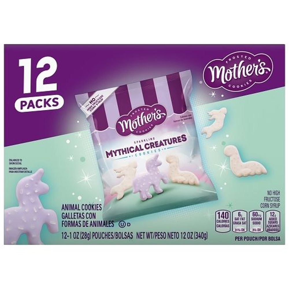 Mother's Mythical Creatures Cookies, 12 Ounce -- 4 Per Case