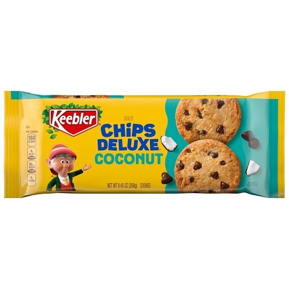 Keebler Chips Deluxe Coconut Cookies - Pantry Pack, 9.45 Ounce - 12 per case