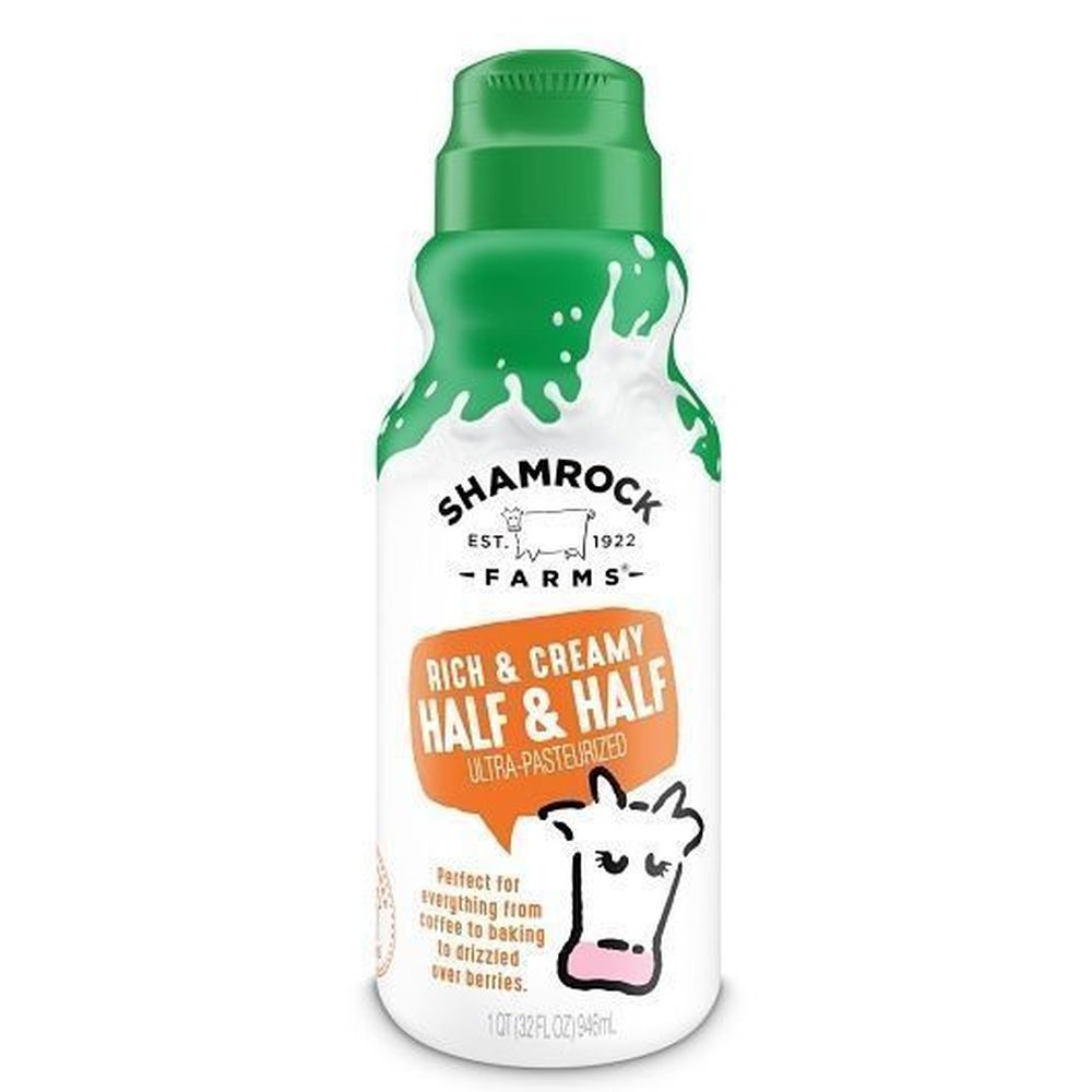 Shamrock Farms Half And Half Creamer, 32 Fluid Ounce -- 6 Per Case