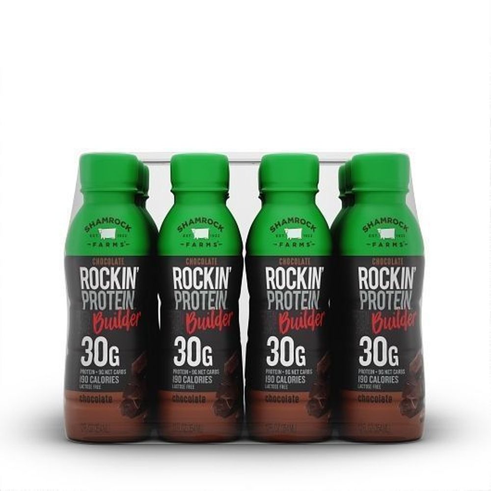 Rockin Protein Chocolate Builder, 12 Fluid Ounce -- 12 Per Case