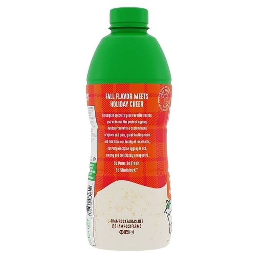 Shamrock Farms Pumpkin Spice Ultra Pasteurized Eggnog, 32 Ounce -- 6 Per Case