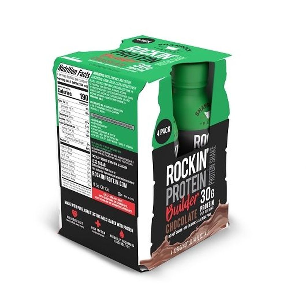Rockin Protein Builder Chocolate Milk, 48 Fluid Ounce -- 6 Per Case