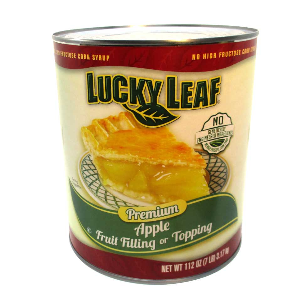 Lucky Leaf Premium Clean Label Apple Fruit Filling Or Topping, 112 Ounce -- 3 Per Case