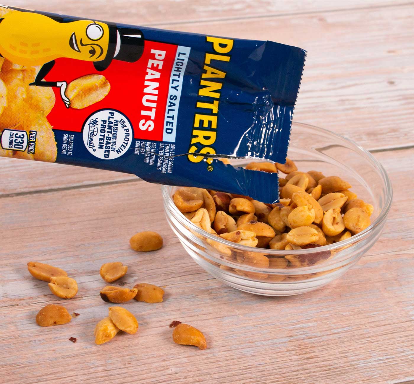 Planters Lightly Salted Cocktail Peanuts Case