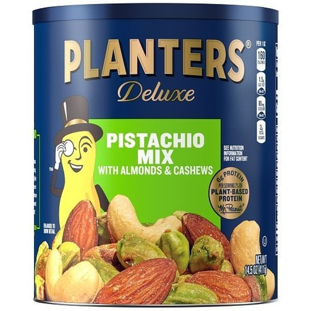 4183 pistàcchio 670mm×580mm NEW Planters Deluxe Pistachio Mix, 14.5 Ounce -- 6 per case