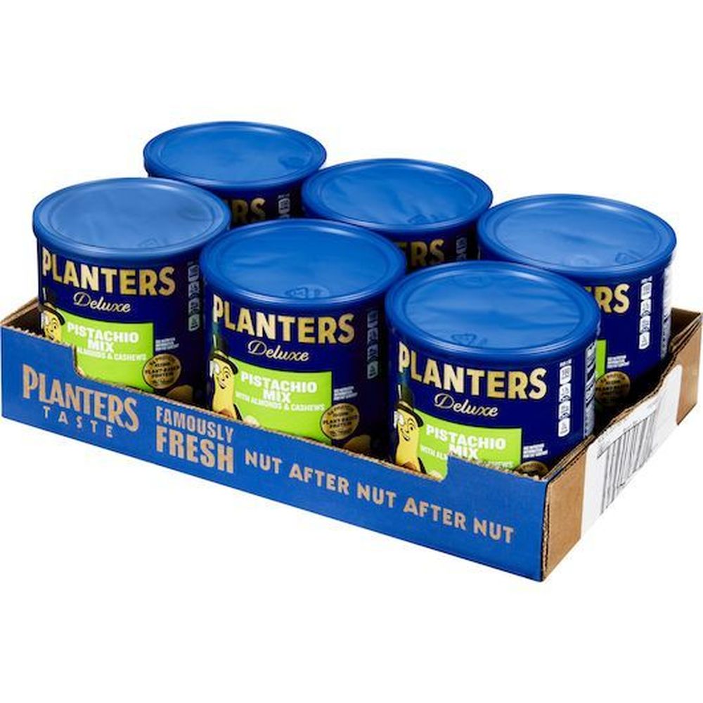 Planters Deluxe Pistachio Mix, 14.5 Ounce -- 6 per case