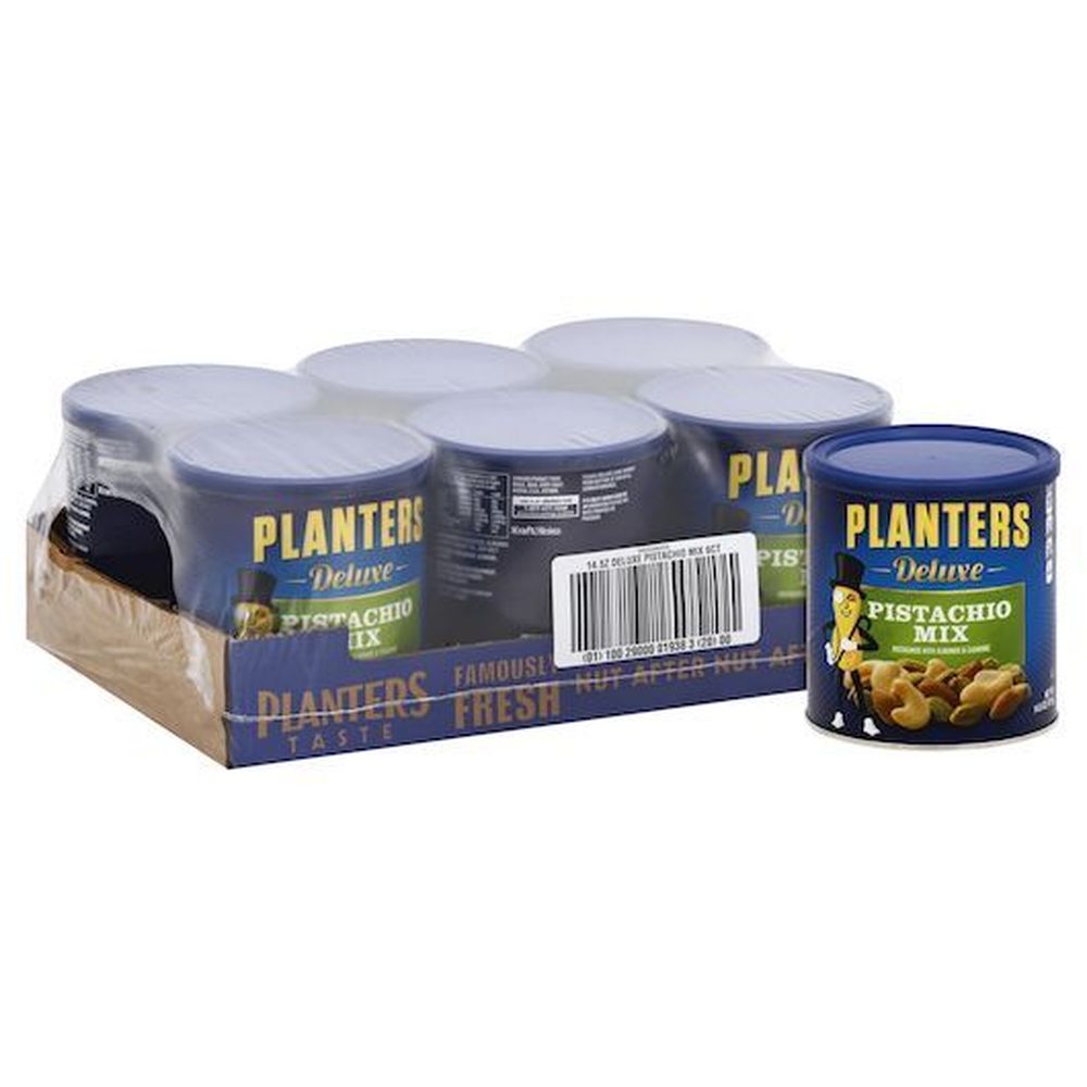 Planters Deluxe Pistachio Mix, 14.5 Ounce -- 6 per case