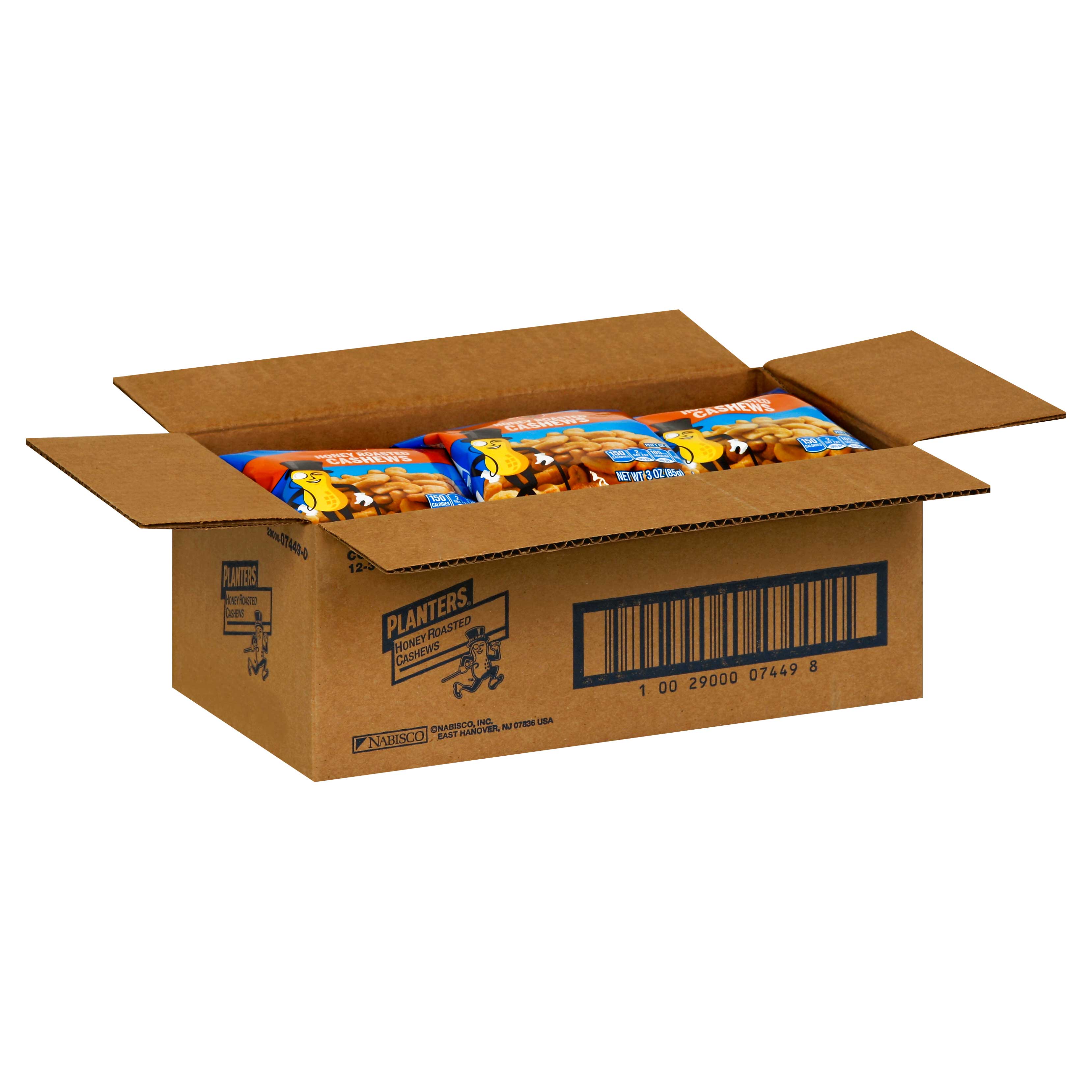 Planters Honey Roasted Cashew Big Bag, 3 Ounce -- 12 Per Case