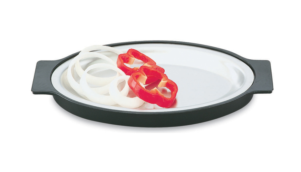 Vollrath Sizzling Oval Platter With Underliner, 13 3/4 X 8 5/16 Inch -- 12 Per Case