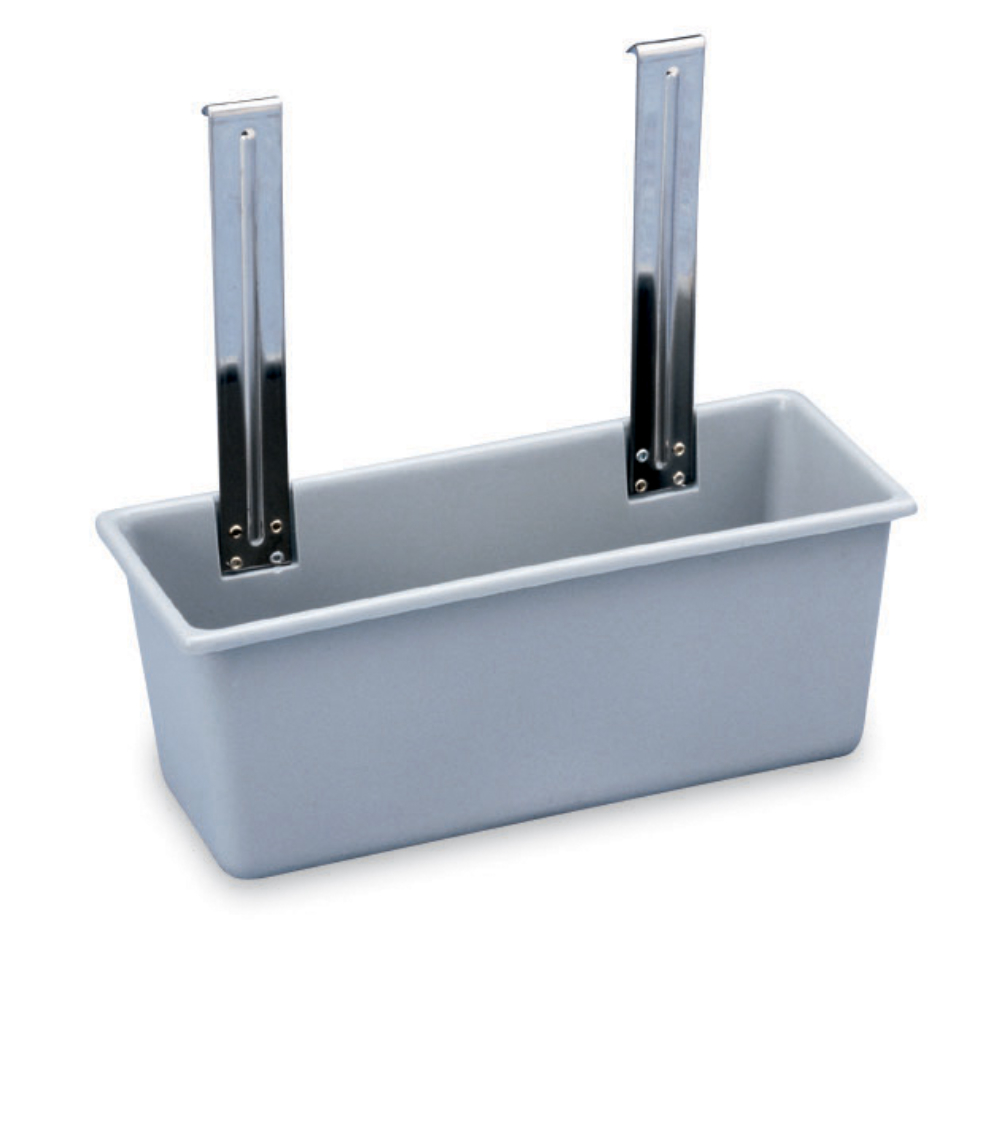 Vollrath Gray Silver Bin, 15.5 X 6.375 X 6.5 Inch -- 6 Per Case