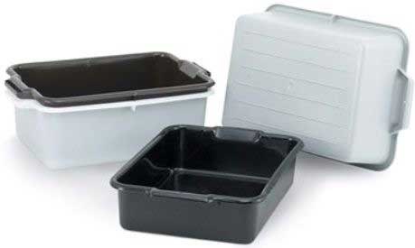 Vollrath Gray Dish Box, 15 X 20 X 5 Inch -- 12 Per Case