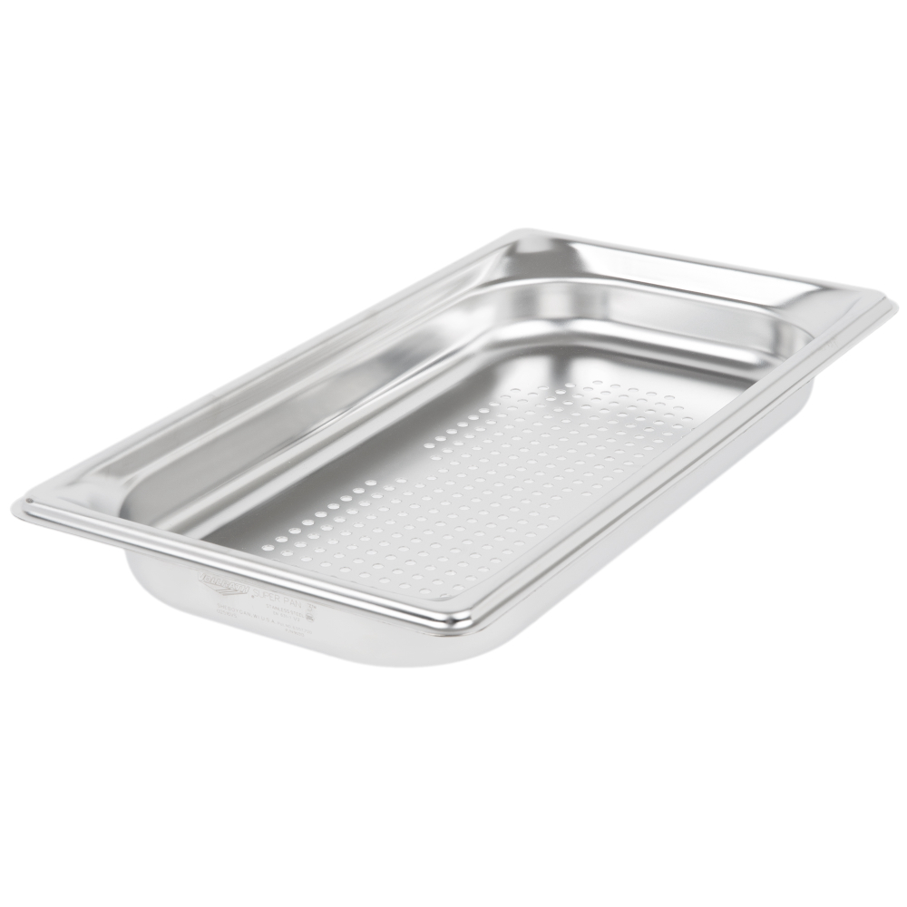 Vollrath Super Pan 3 One Third Size Perforated Steam Table Pan, 1.5 Inch Deep -- 6 Per Case