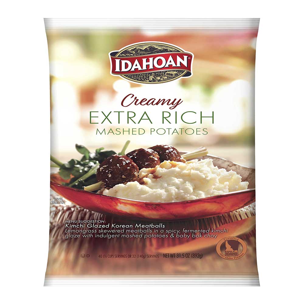 Idahoan REAL Signature Mashed Potatoes, 31.5 ounce Pouch -- 8 per case