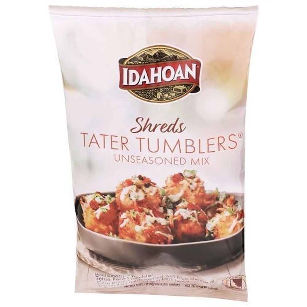 Idahoan Shreds Tater Tumblers Unseasoned Mix, 31.2 Ounce -- 4 per case