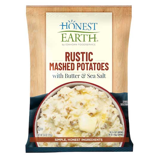 Honest Earth Rustic Mashed Potatoes with Butter and Sea Salt, 26 Ounce -- 8 per case