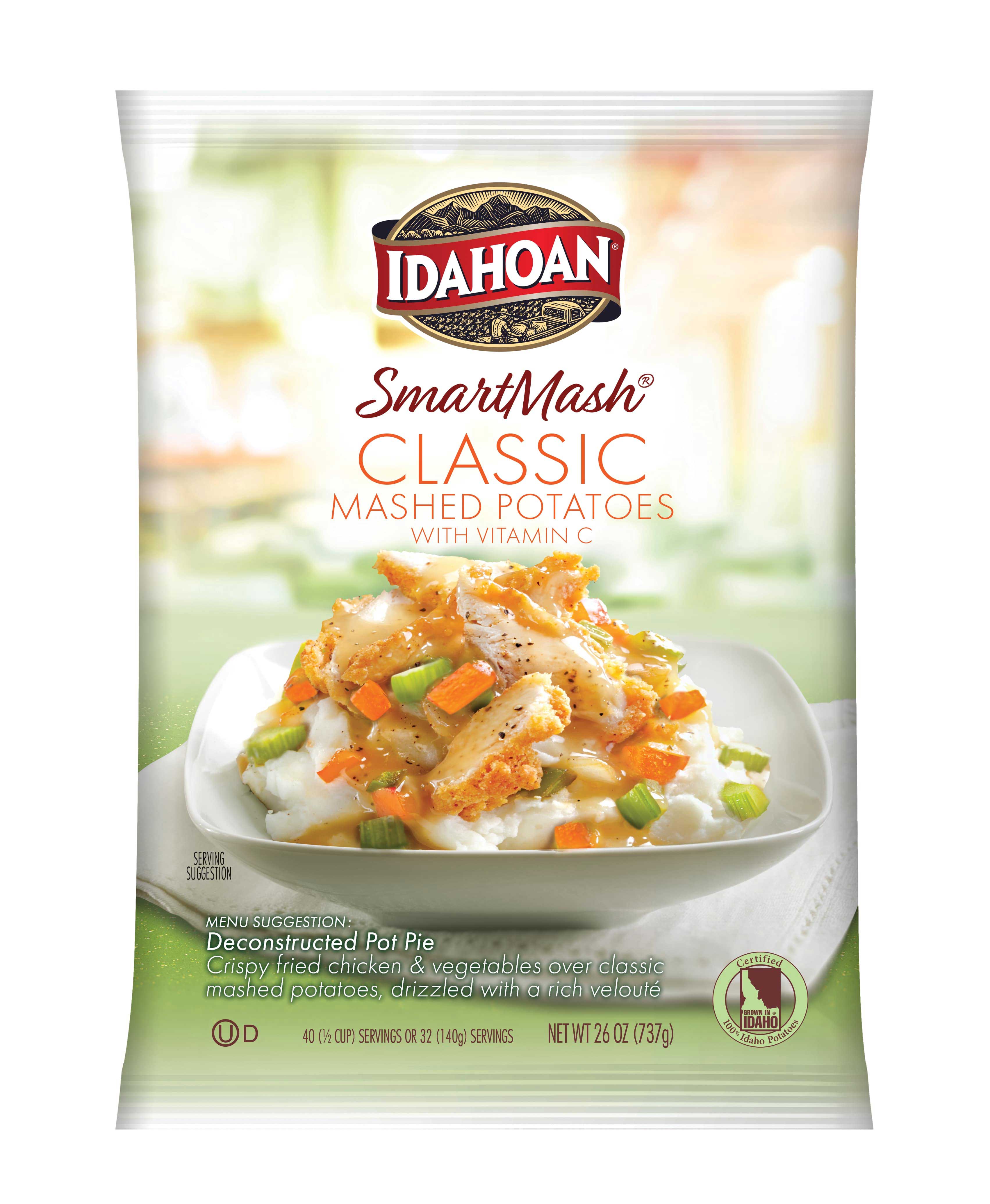 Idahoan Real Mashed Potatoes with Vitamin C, 26 Ounce -- 12 per case.