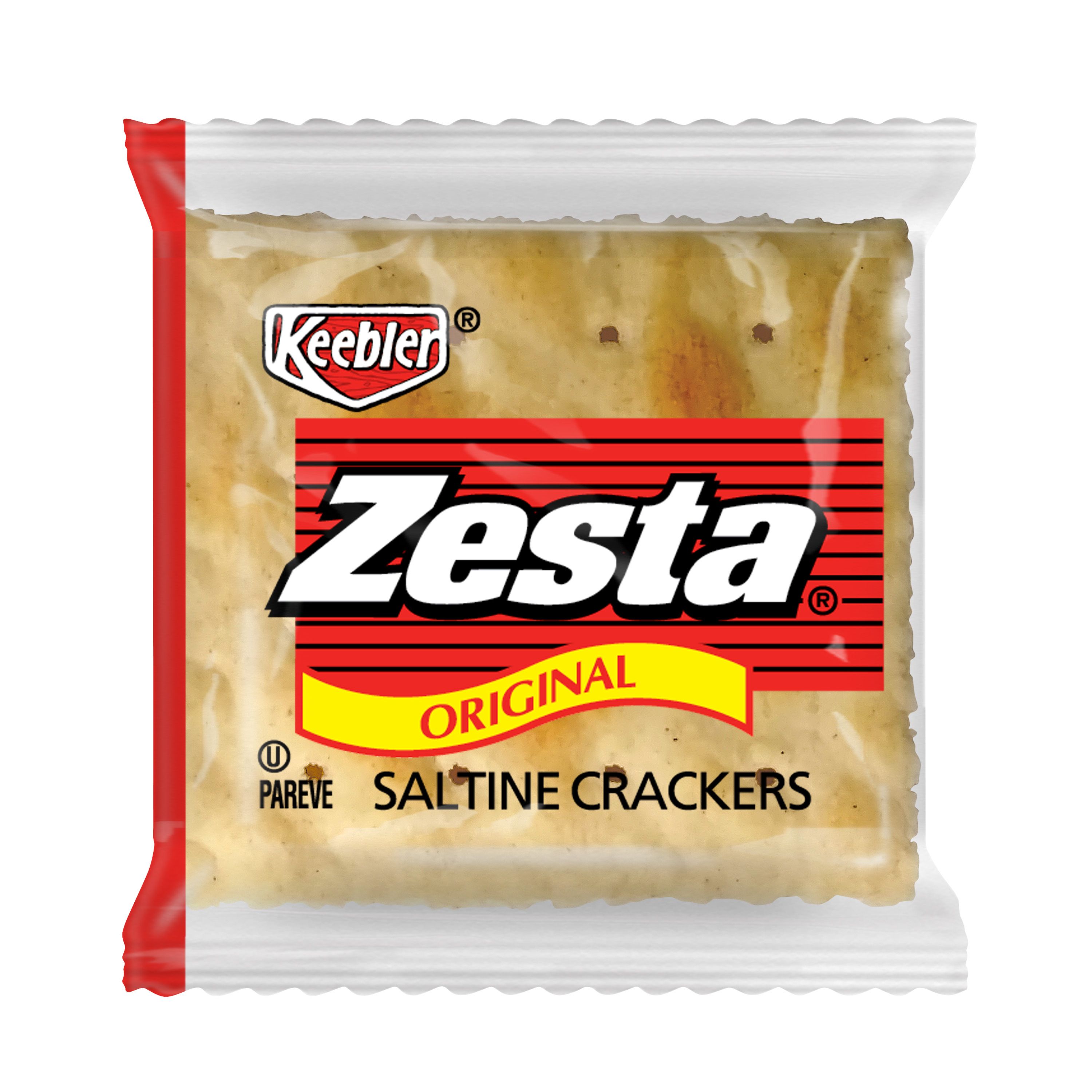 Keebler Zesta Original Saltine Crackers, 2 Count, 500 packets per pack -- 2 packs per case