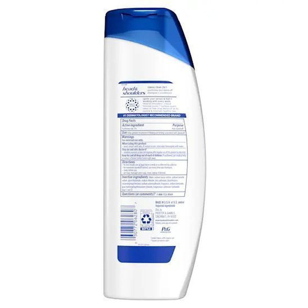 Head And Shoulders Classic Clean 2 In 1 Anti-dandruff Shampoo, 12.5 Fluid Ounce -- 6 Per Case