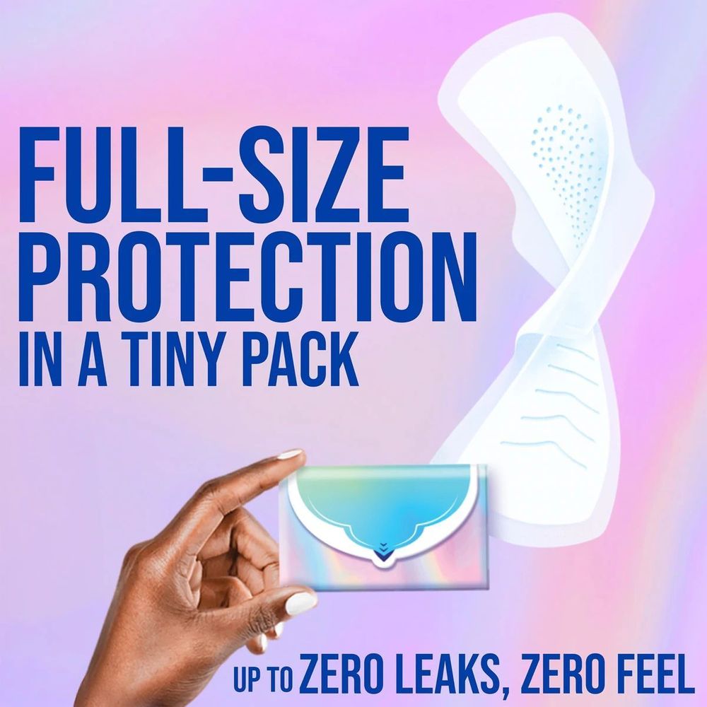 Always Pocket Size 2 Heavy Flow Flexfoam Pads With Wings, 10 Count -- 4 Per Case