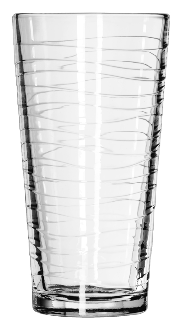 Libbey 15646 Duratuff Wave Casual Cooler Glass, 20 Ounce -- 12 Per Case