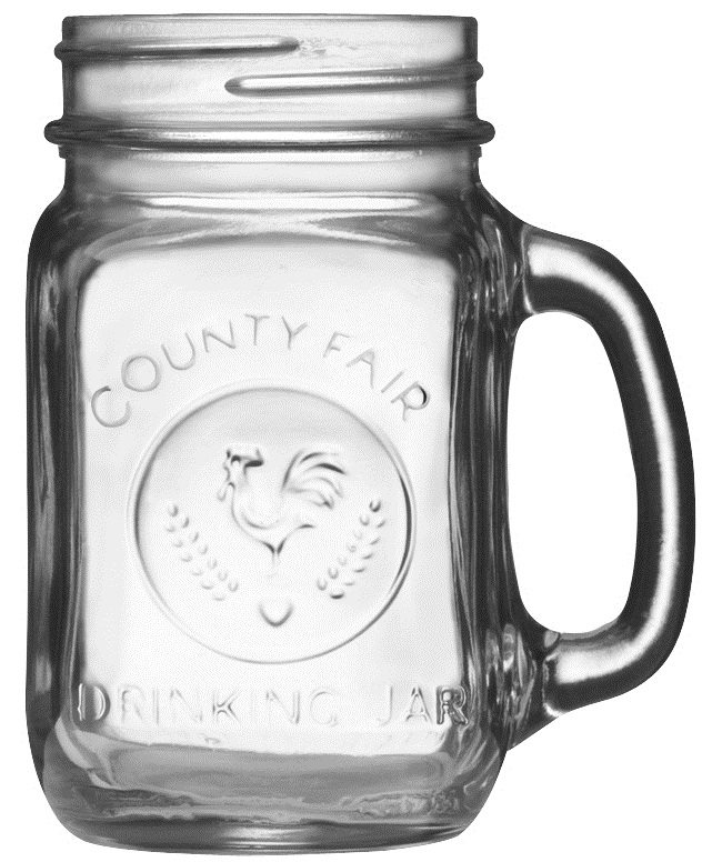 Libbey 97085 Drinking Jar, 16.5 Ounce -- 12 Per Case