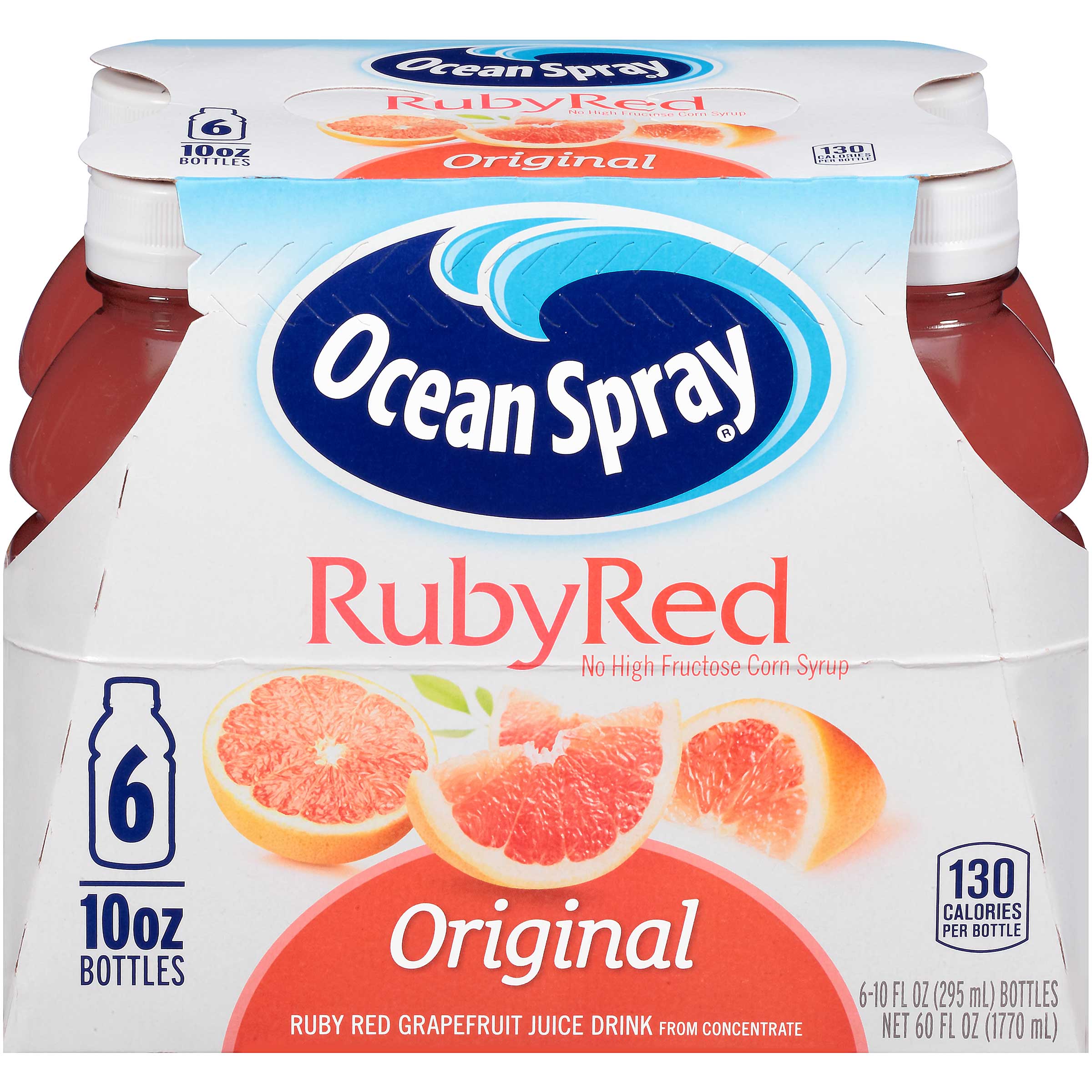 Ocean Spray Ruby Red Grapefruit Juice Drink, 60 Fluid Ounce -- 4 Per Case