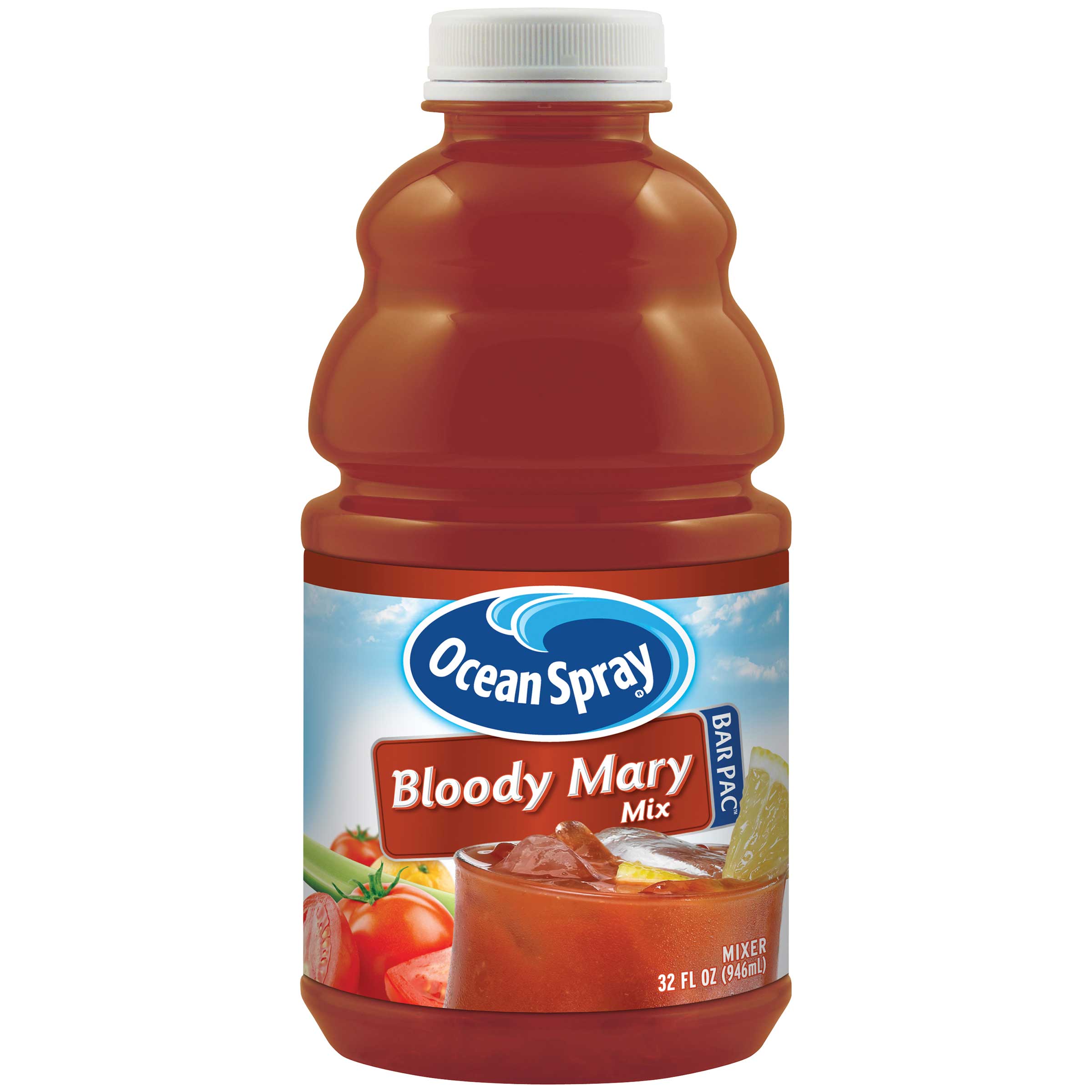 Ocean Spray Bloody Mary Mix Mixer, 32 Fluid Ounce -- 12 Per Case