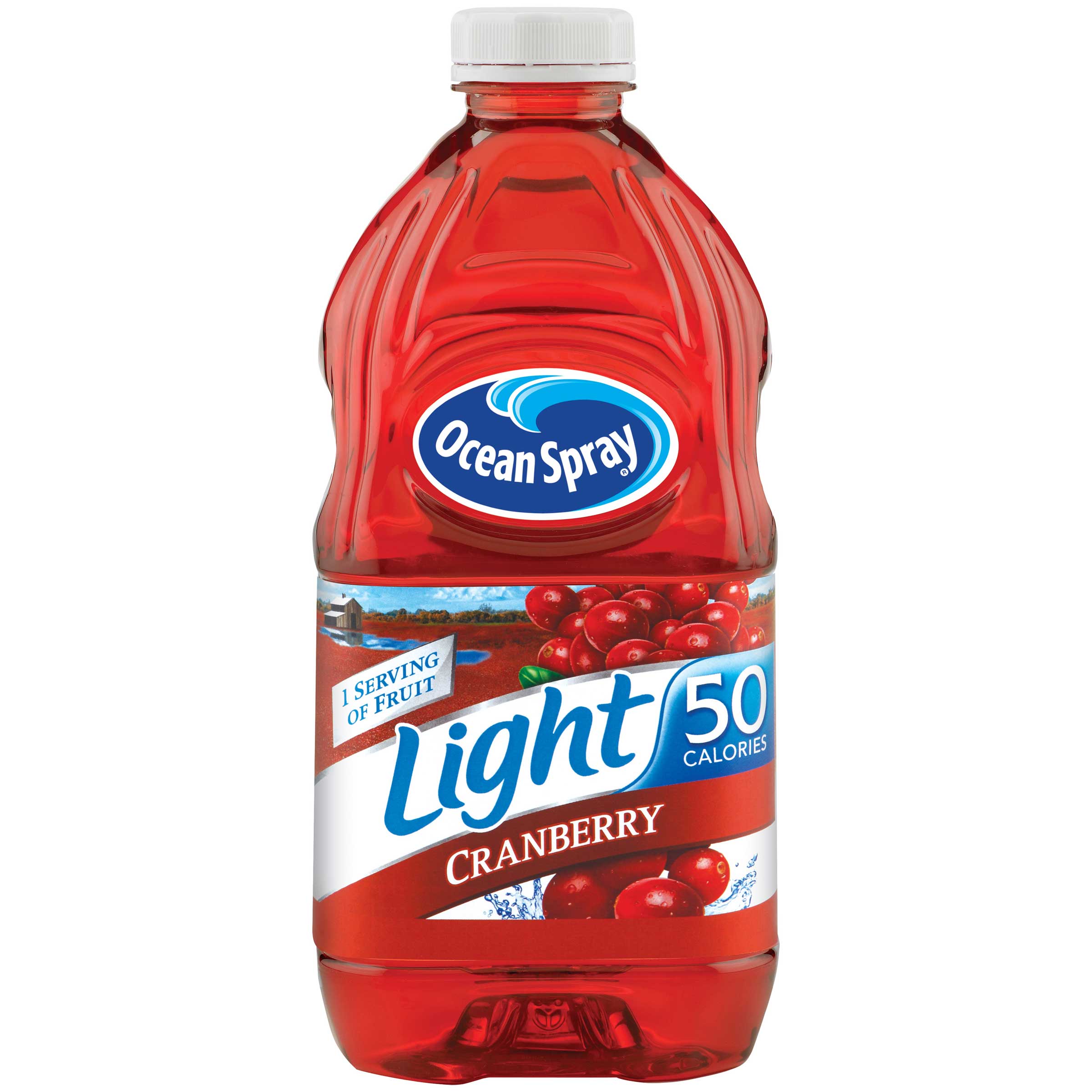 Ocean Spray Light Cranberry Cocktail Juice, 64 Ounce -- 8 Per Case
