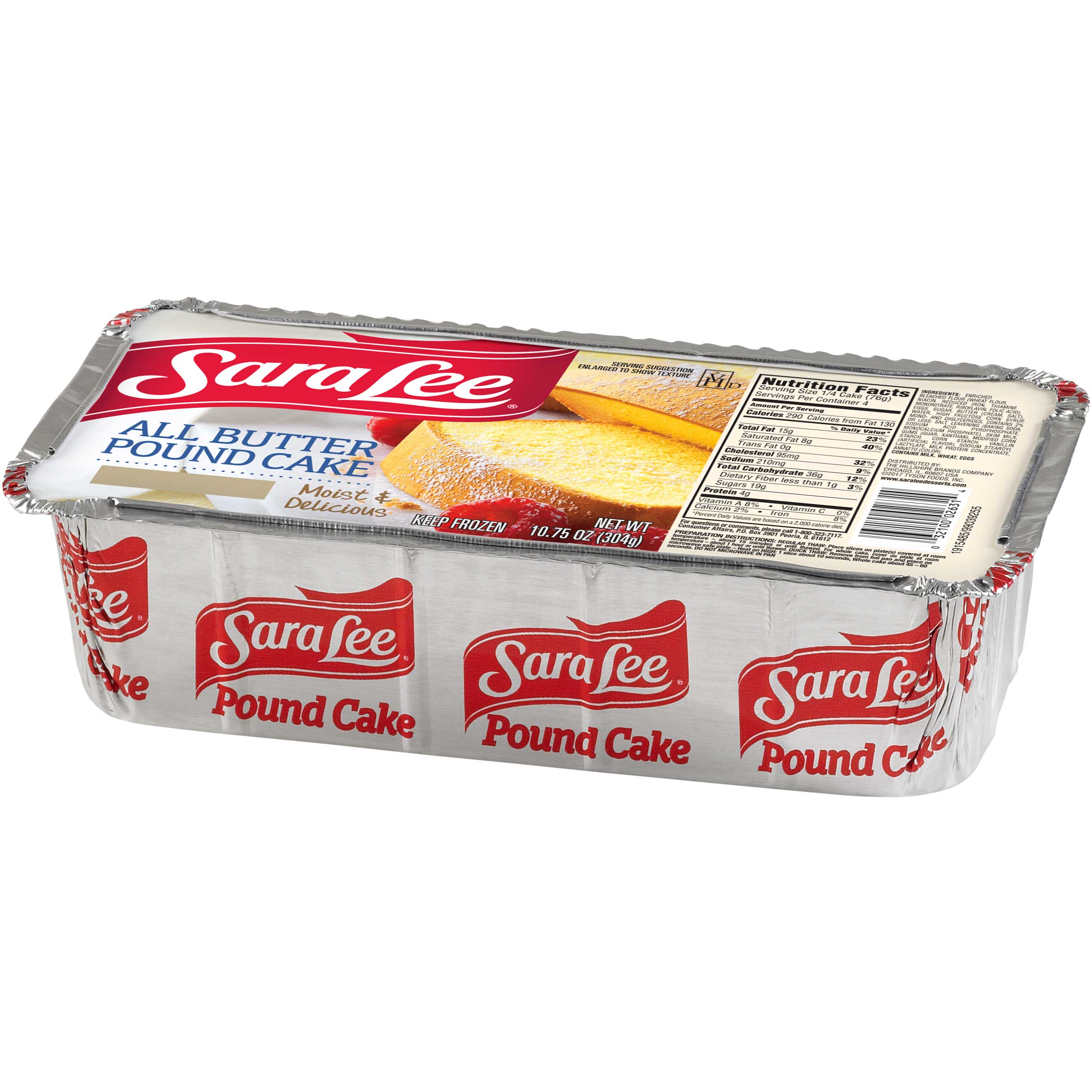 Sara Lee Pound Cake, 10.75 Ounce -- 12 Per Case