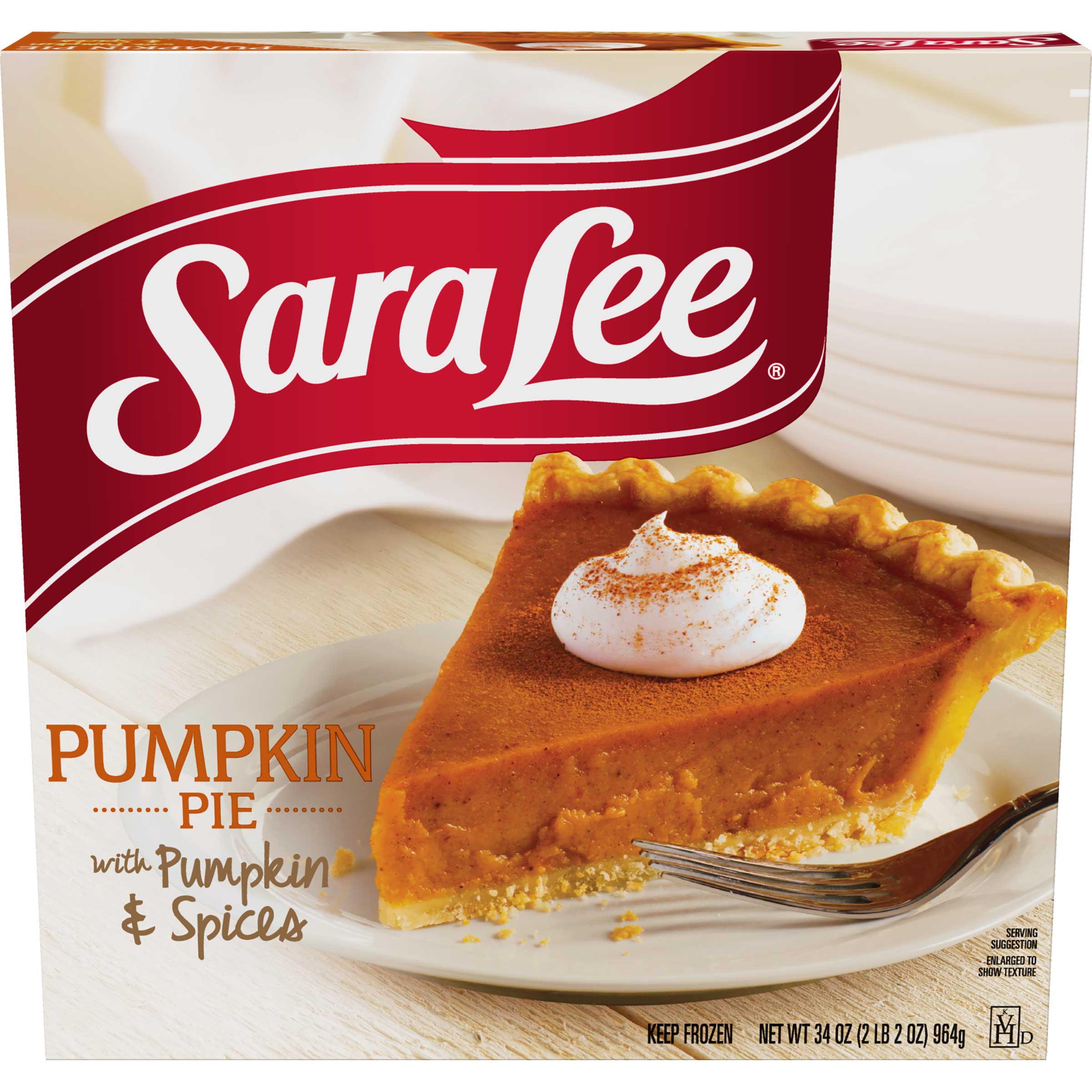 Sara Lee Unbaked Pumpkin Pie, 2.125 Pound -- 6 per case.