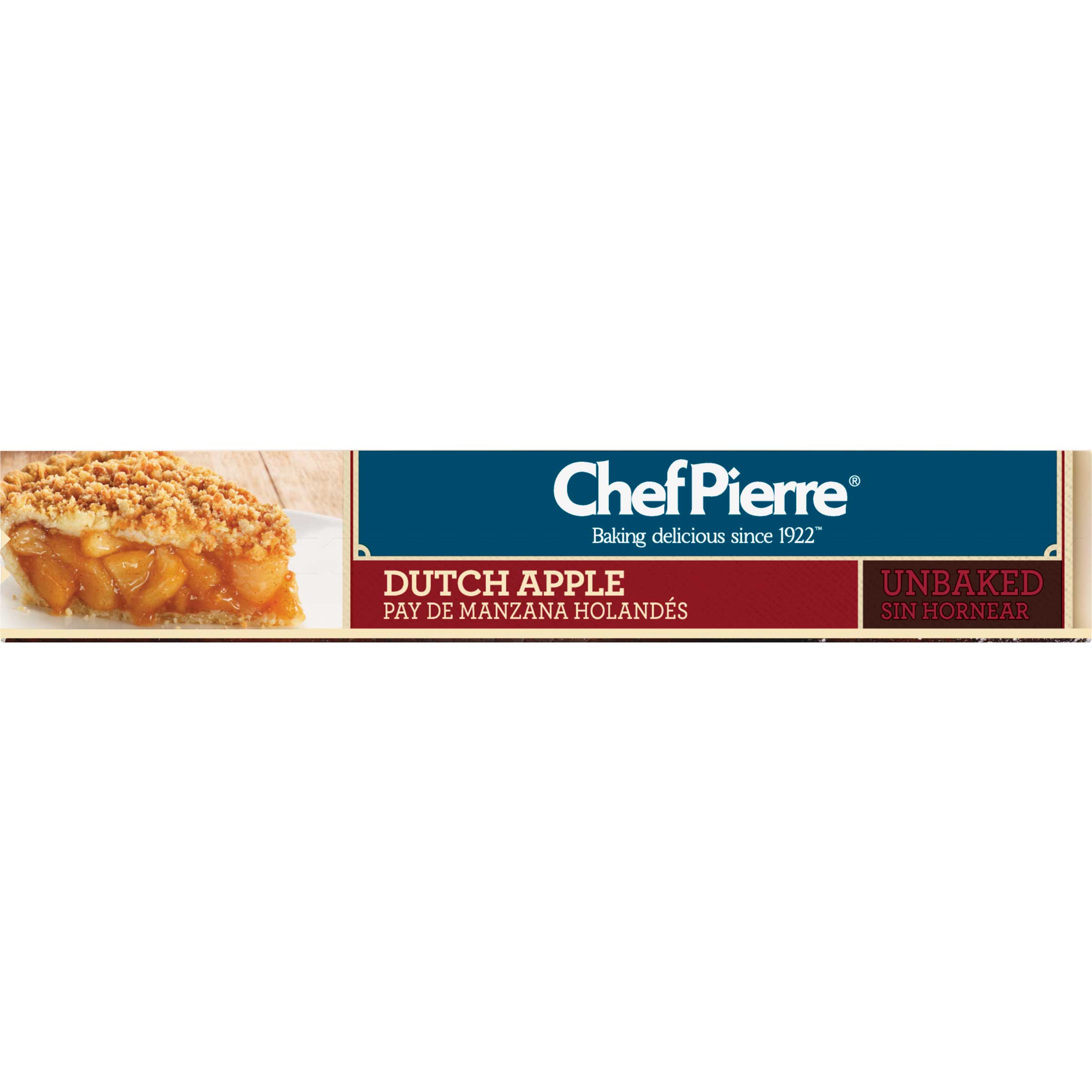 Sara Lee Chef Pierre Traditional Unbaked Dutch Apple Fruit Pie, 10
