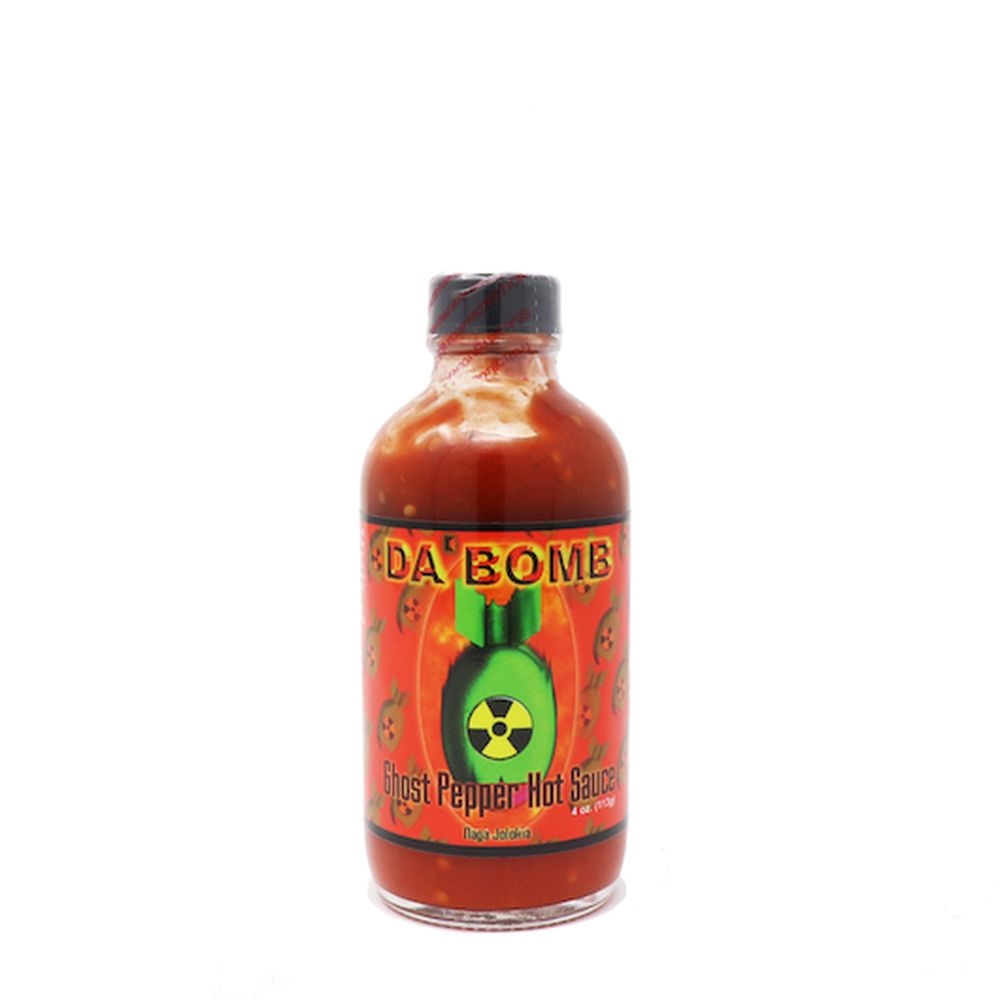 Da Bomb Ghost Pepper Hot Sauce, 4 Ounce -- 12 Per Case