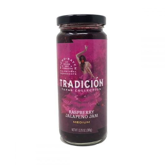 Spicin Foods Tradicion Medium Raspberry Jalapeno Jam, 82.5 Ounce -- 6 Per Case