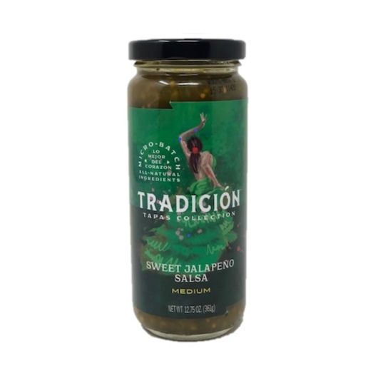 Spicin Foods Tradicion Medium Sweet Jalapeno Salsa, 76.5 Ounce