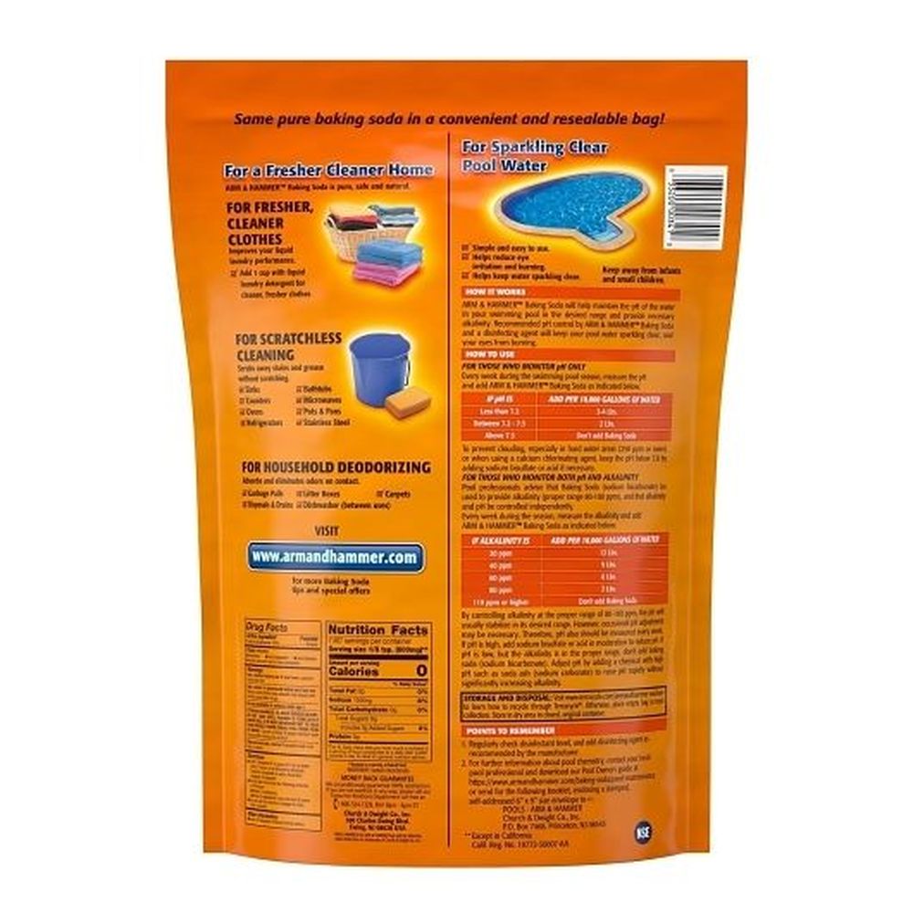 Arm & Hammer Pure Baking Soda, 10.8 Pound -- 4 Per Case