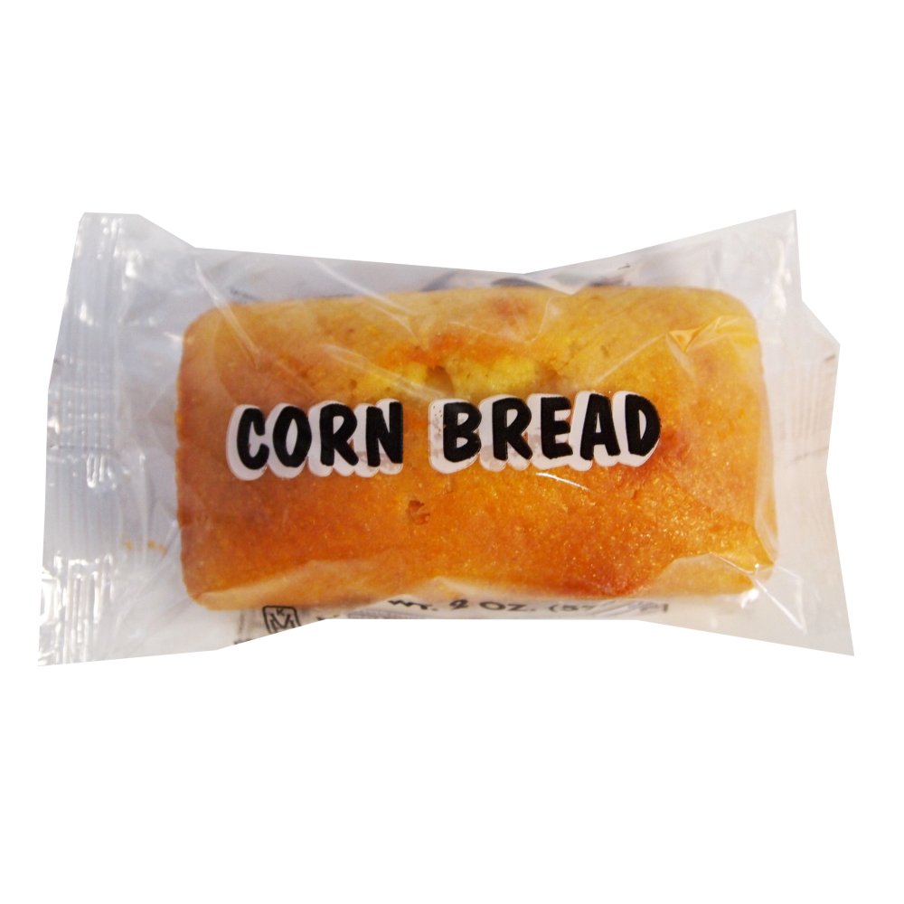 Muffin Town Cornbread Mini Loaves, 2 Ounce -- 72 Per Case