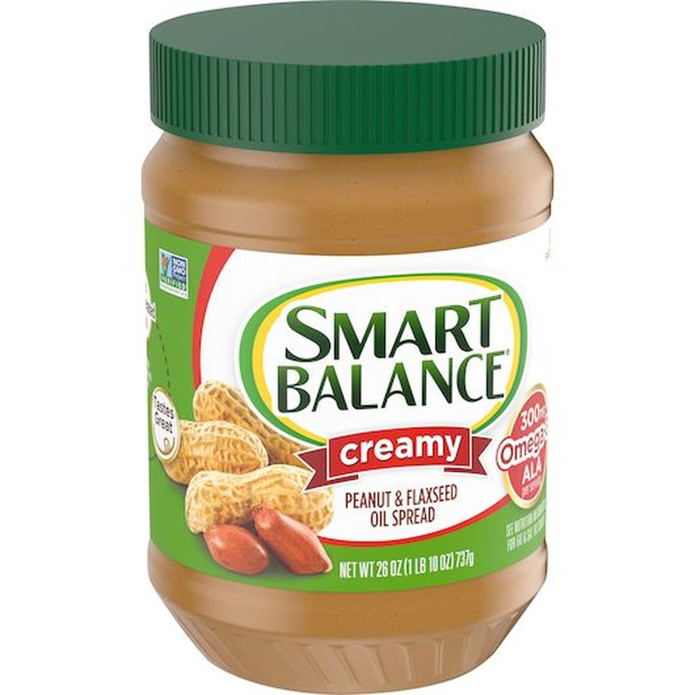Smart Balance Rich Roast Creamy Peanut Butter, 26 Ounce -- 12 Per Case