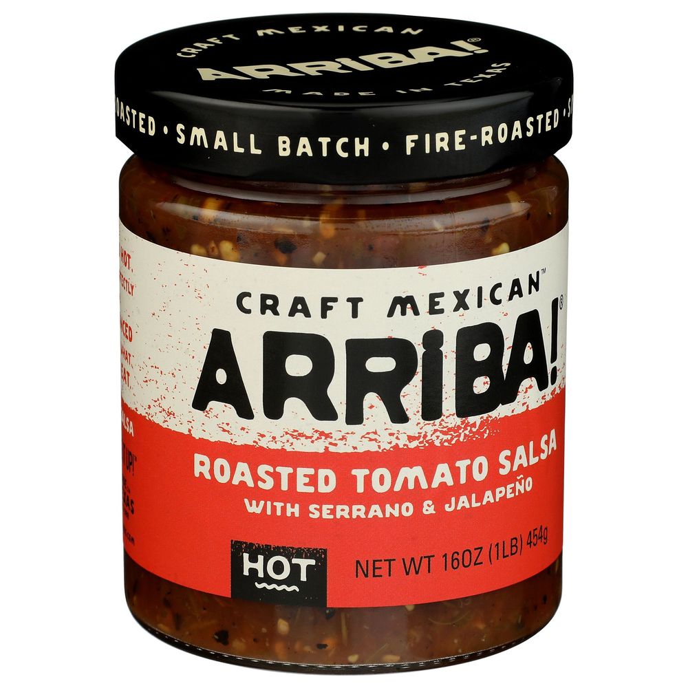 Arriba Fire Roasted Hot Tomato Red Salsa, 16 Ounce -- 6 Per Case